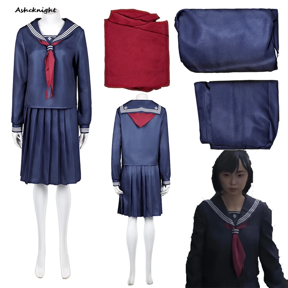 

Game Silent Hill Cosplay Chiko Fukuwaka Top Skirt Clothes Women Party Disguise Roleplay Halloween Costume Carnival Outfit Suits