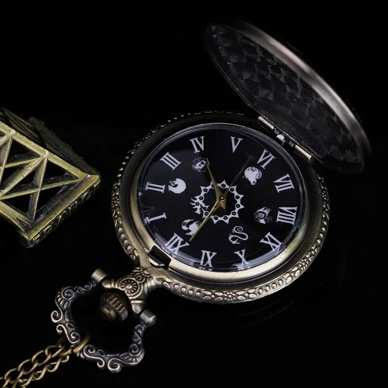 クリエイティブかわいいスタイル動物の記号とギアクォーツ懐中時計男性女性ペンダントネックレス衣類アクセサリーレロジオ Masculino