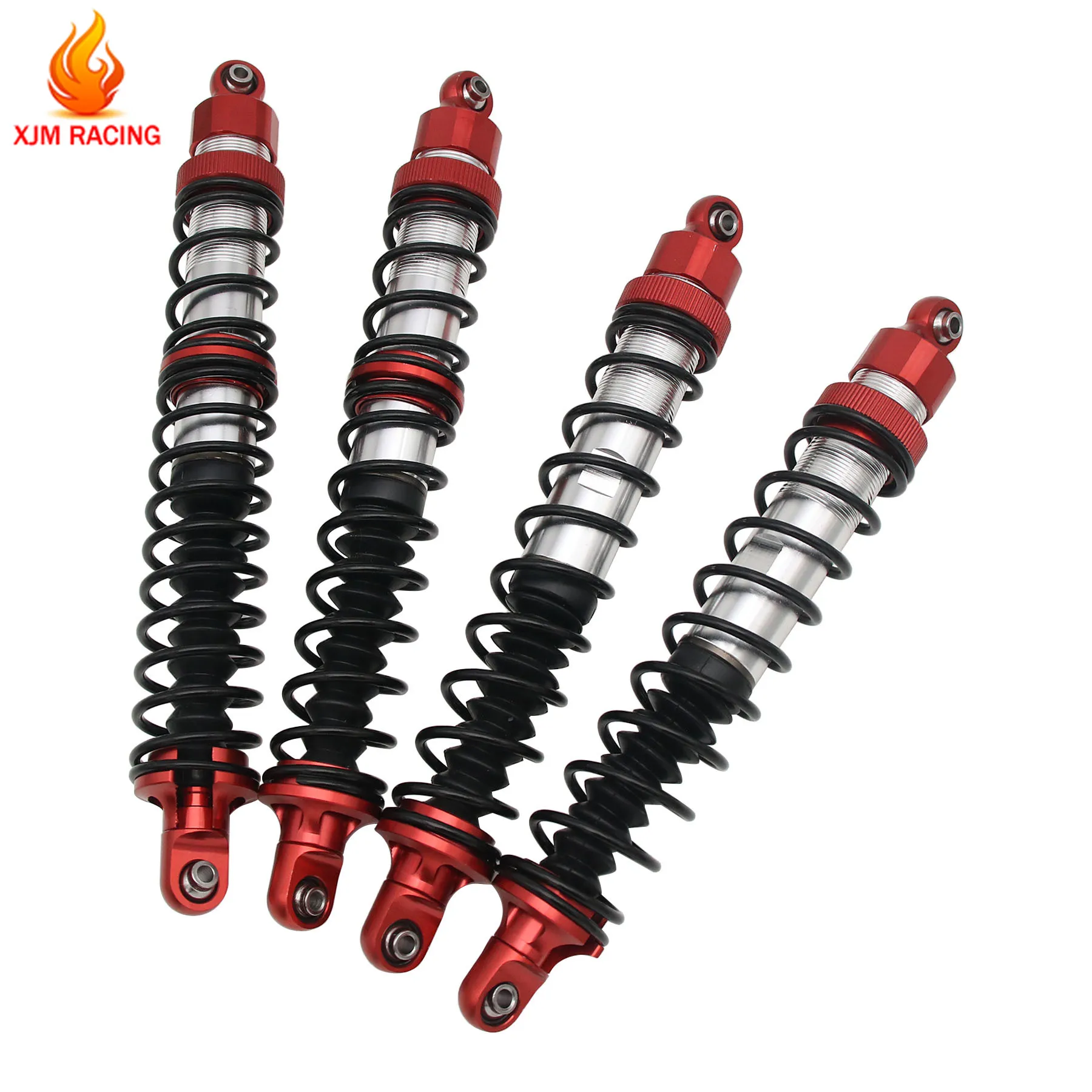 Cnc 6Mm Legering Voor En Achter Schokdemper Set Voor 1/5 Hpi Baja 5b Rc Auto Onderdelen