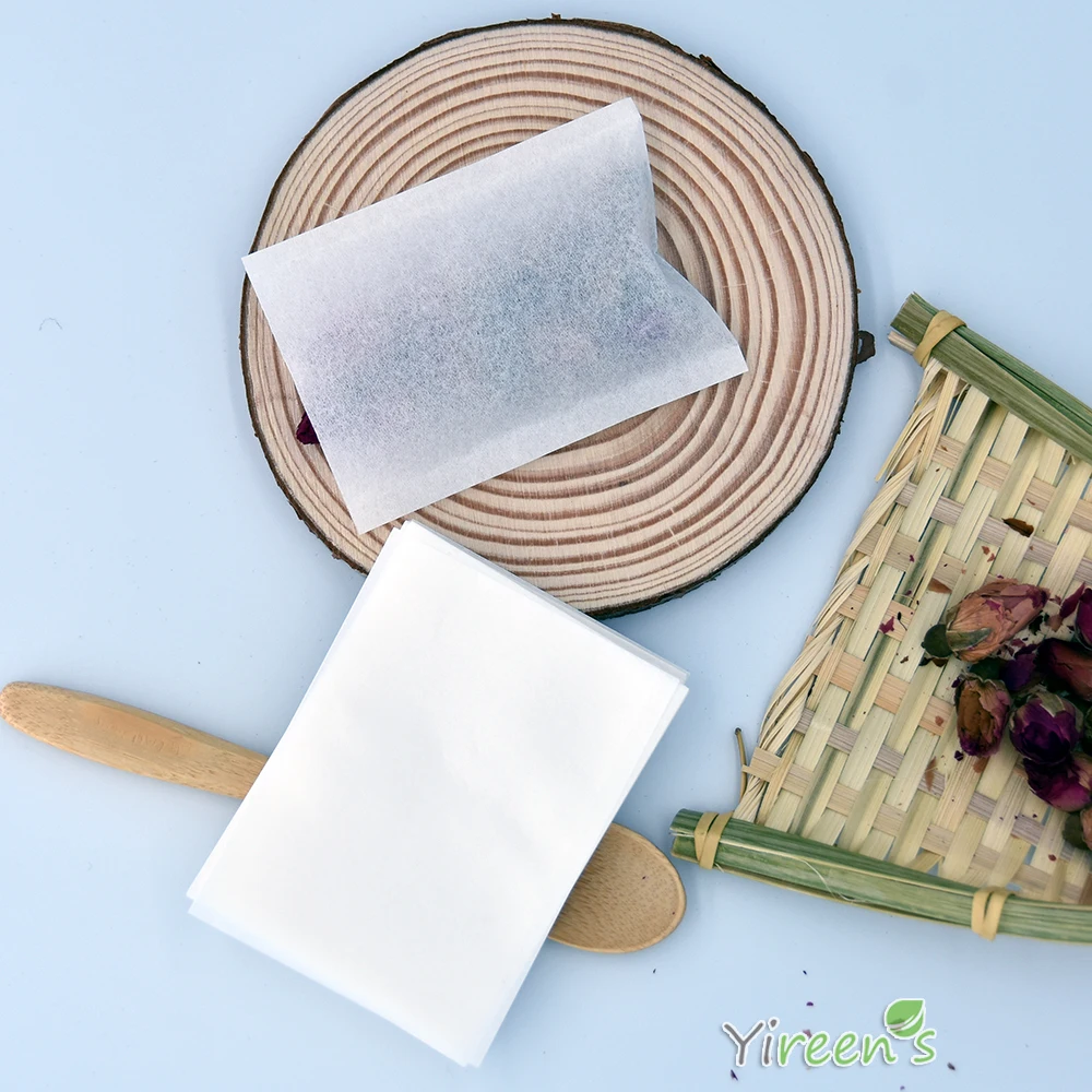 Yireen's Tea Filters 80 X 100mm Disposable Heat Sealing Paper Bags (5000pcs ) For Medicine Powder Package