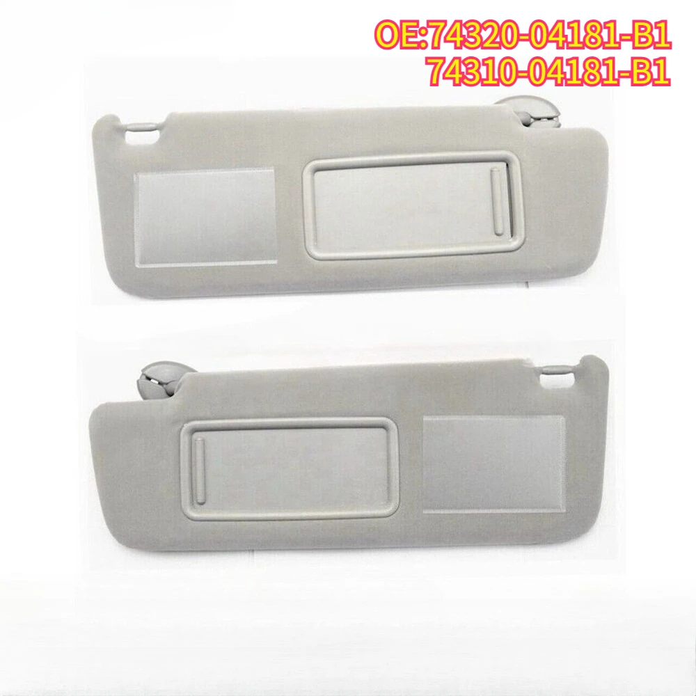 

High quality New For 74320-04181-B1 74310-04181-B1 Left Driver Right Passenger Side Sun Visor Car For Toyota Tacoma 2005-2012
