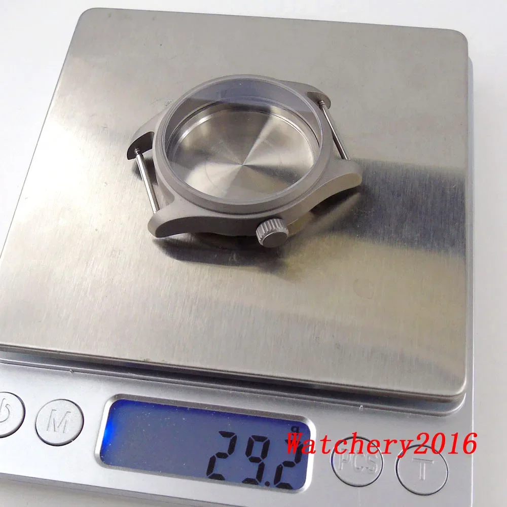 

29,2 г 36 мм 39 мм Tandorio сапфировое стекло пилот титановый корпус для часов подходит для NH35A ETA 2824 PT5000 автоматический механизм 200 м водонепроницаемый