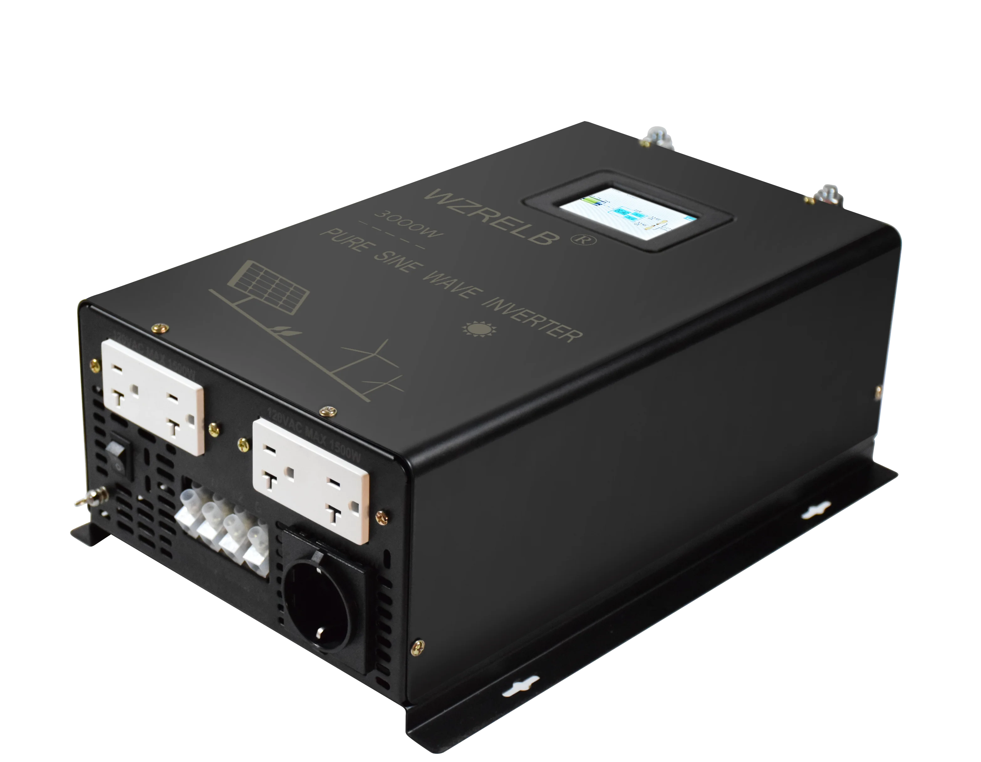 3000 واط سبليت المرحلة نقية شرط لموجة العاكس للطاقة الشمسية 24 فولت 220 فولت محول لإمداد الطاقة 36 فولت/48 فولت/60/72 فولت/96 فولت تيار مستمر إلى 110 فولت/220 فولت ، 120 فولت/240 فولت التيار المتناوب