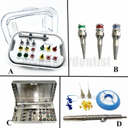 Zepsuty ekstraktor śrubowy usuń Dental nieudany Implant podnieś SOS Endo Rescue narzędzie stomatologiczne kit