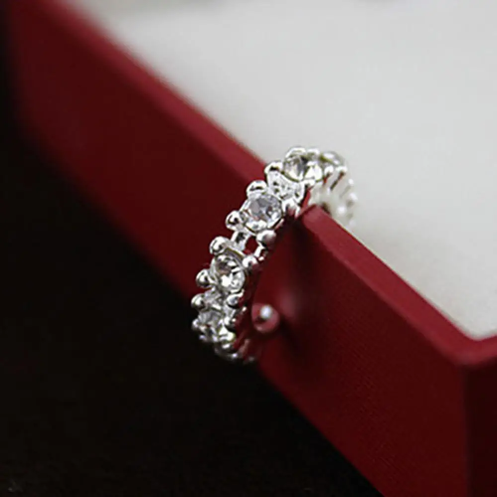 1Pc Stainless Steel Minimal Hoop Earrings Rhinestone Helix Tragus Cartilage Earrings Piercing Jewelry Ear Cuff Ear Clip Ear Stud