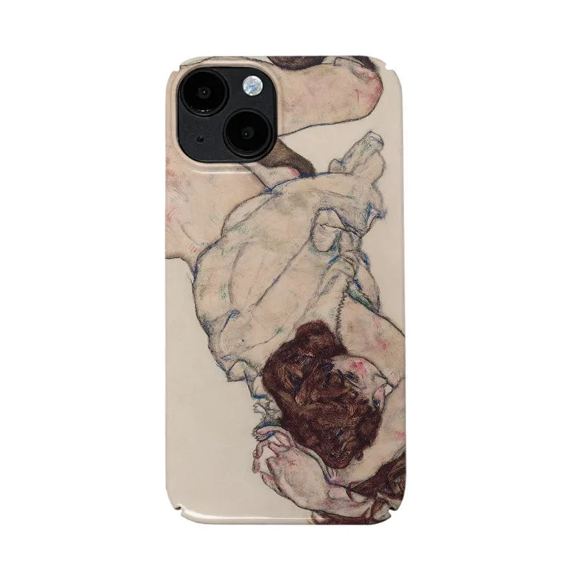 

Meat Colored Lines Are Striking Phone Case for IPHONE 17 Air 16E 15PROMAX 14 Plus 13 12 MINI 11PRO 16Plus XR Acrylic Phone Cover