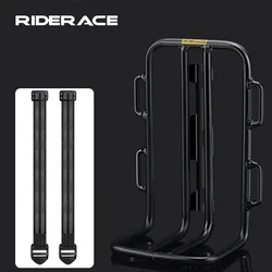 Bicycle Front Fork Shelf Bike Front Rack Carrier Pannier Aluminum Alloy Outdoor Cycling Racks Load Bearing Luggage Shelf Bracket