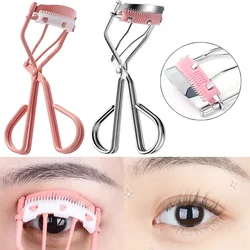 Professional Stainless Steel Eyelash Curler with Comb Eyelashes Fits All Eye Shapes Eyelashes Auxiliary Women Makeup Beauty Tool