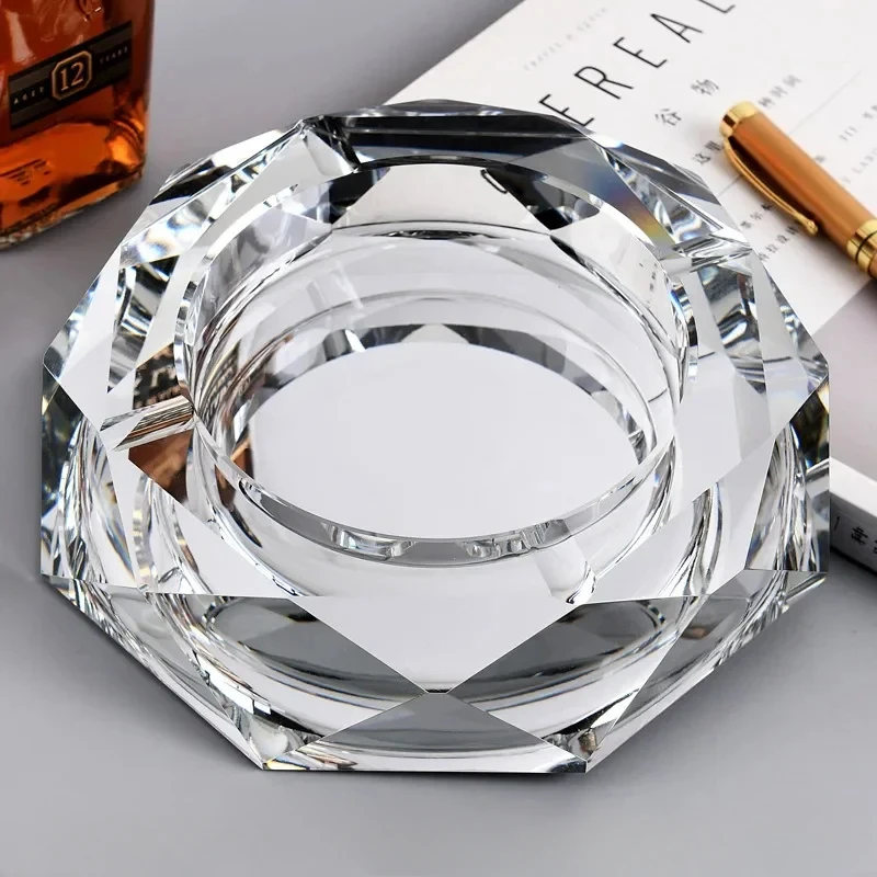 

1pcs Creative crystal ashtray minimalist Nordic style ashtray