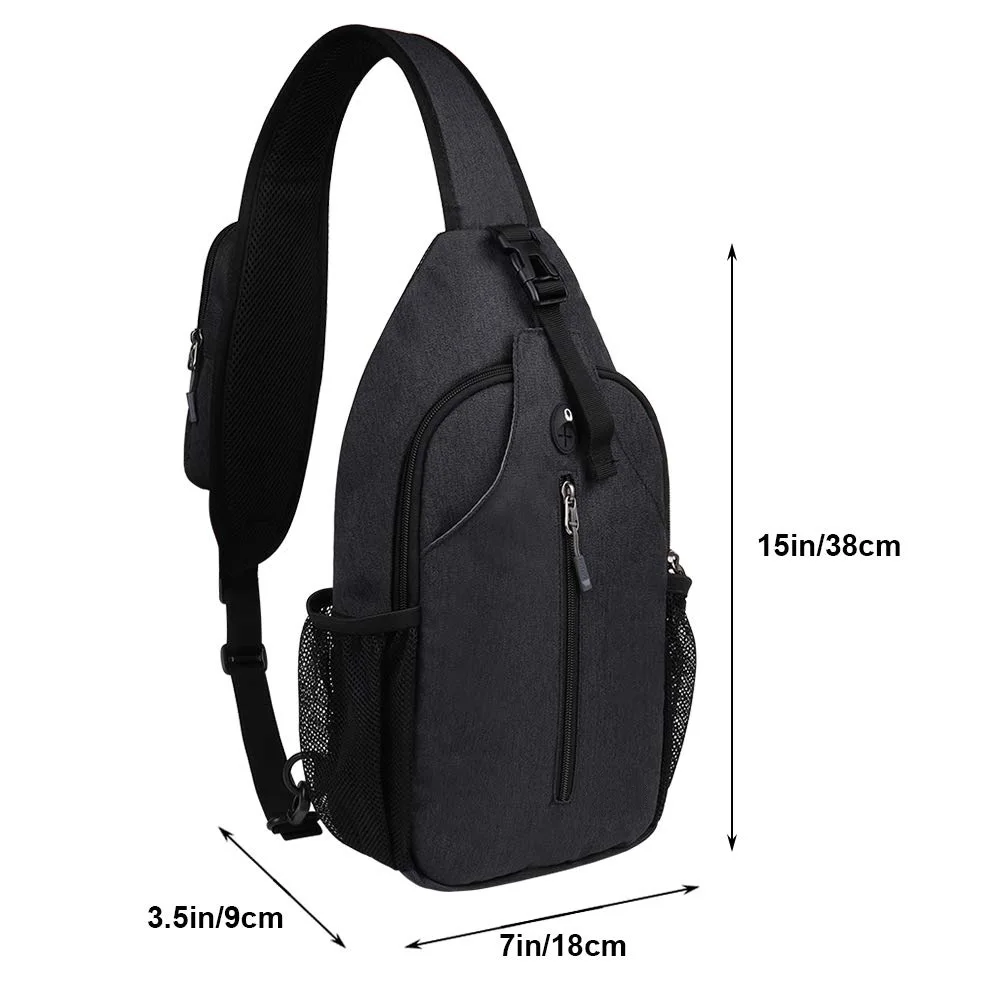 Wear Resistant Men Chest Bags Fashion Crossbody Bag Outdoors Men's Shoulder Bag Diagonal Backpack Messenger Phone Bag Chest Pack