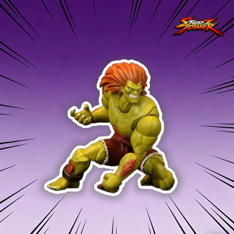 

【In Stock】Jada Toys 1/12 Street Fighter Street Fighter Blanka Electric Wolf Action Figure Doll Anime Model Toy Collection Gift
