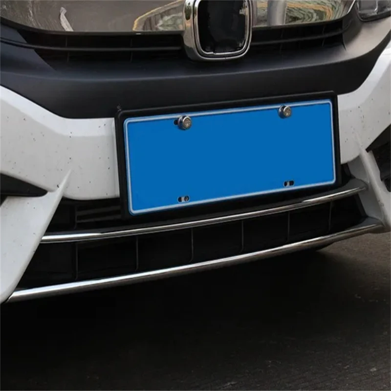 

WELKINRY автомобильный чехол для Honda Civic 2016 2017 2018 поколение 10 ABS Хромированная передняя головка бампер Нижняя решетка отделка
