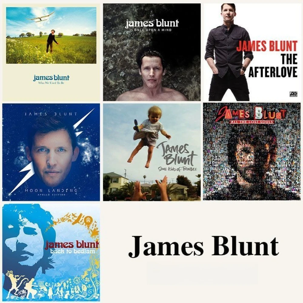 

James Blunt Complete Studio Albums Collection 7CD Only – Acoustic Pop & Emotional Ballads for Fans & Music Collectors