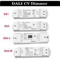 DALI CV PWM digital Dimmer DC12/24V power input automatically assigned by DALI master 1 or 4 channels for led strip light