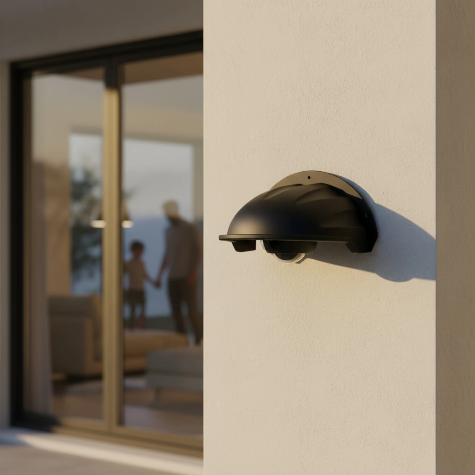 Security Camera Rain Cover Sun-Shielding Security Camera Rain Guard Sunproof Glare Protection for Homeowners, Storefront