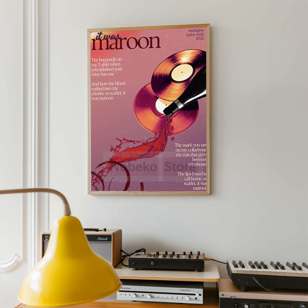 مغني البوب أغاني ساخنة كلمات الملصقات الموسيقى الشعبية الحديثة يطبع حائط لوح رسم الفن صور غرفة المعيشة المنزلي الديكور #2