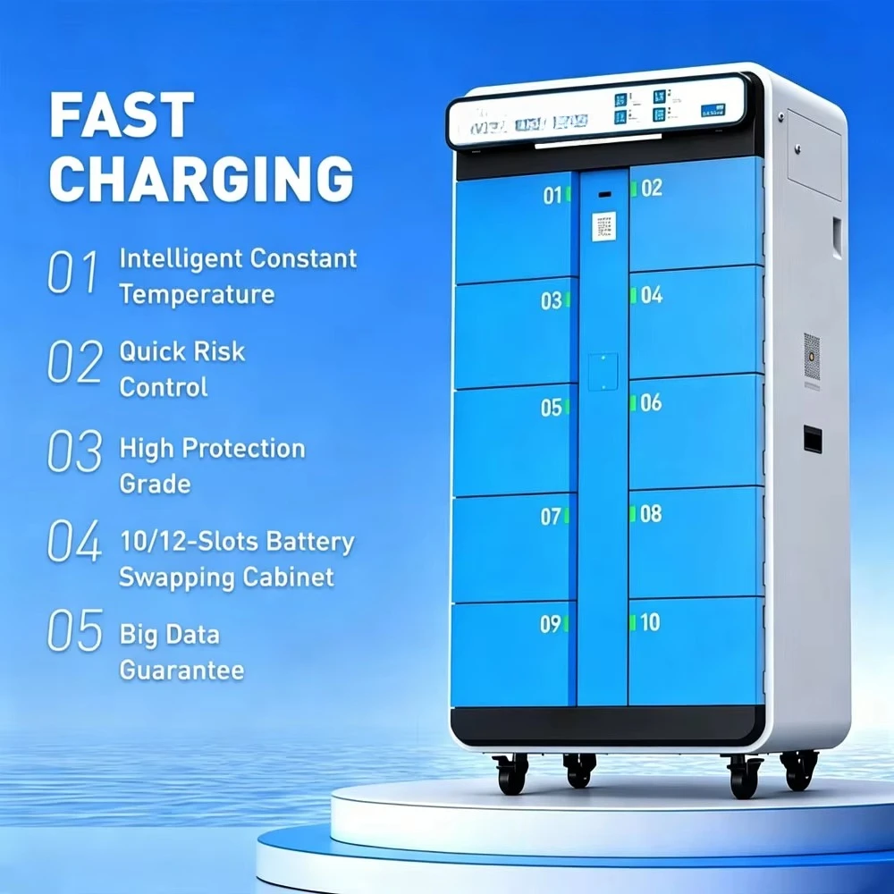 New Energy EV Public Charging Cabinet Battery Swap Module Motorcycle E-bike Scooter Battery Swapping Station