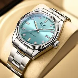 Luxury Brand I&W CARNIVAL Men's Watches Japan IMPORT NH36A Automatic Mechanical Sapphire Luminous 50 M Waterproof Clock 786G