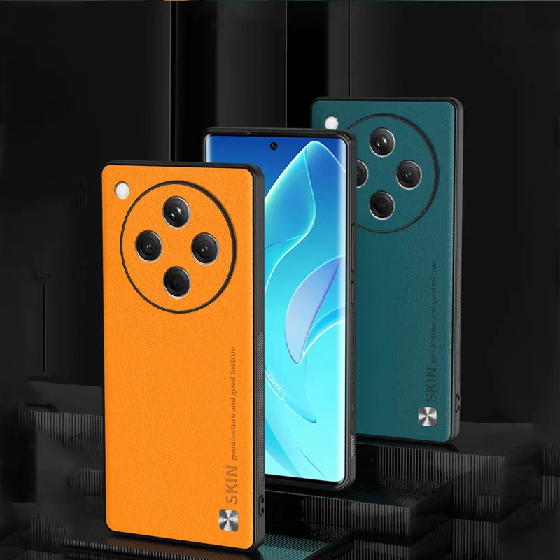 Case For OPPO Find X8 Pro Business Style Luxury Plain Leather Skin-friendly Cover For OPPO Find X 8 Pro Shockproof Bumper Funda image 6