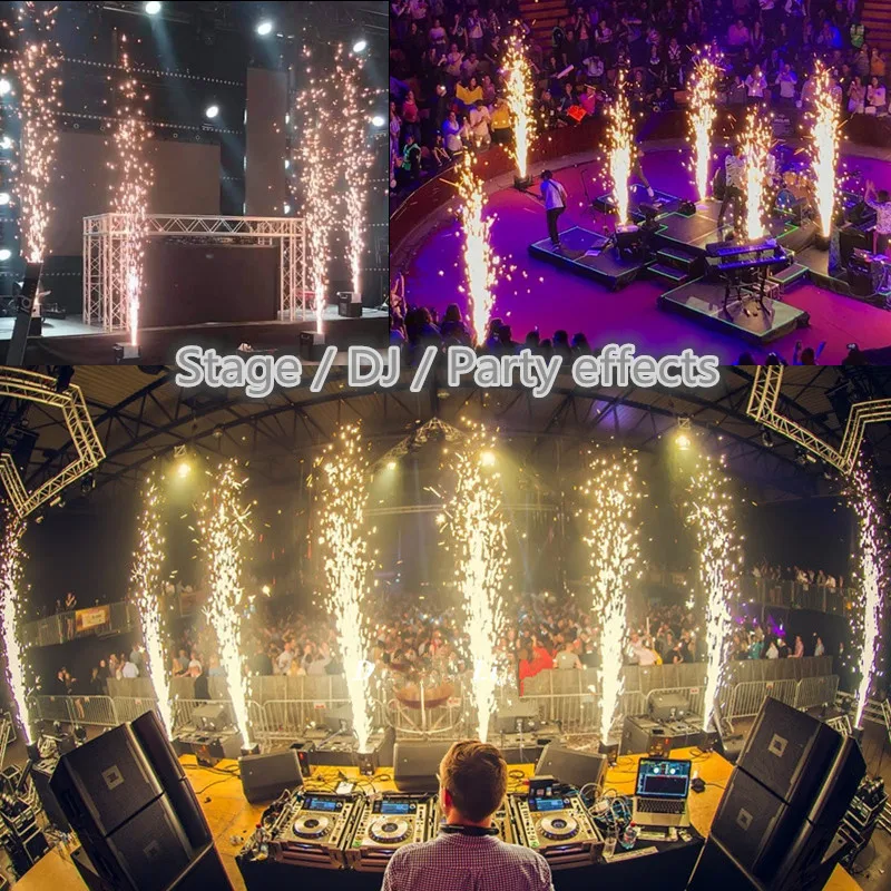 Fall Cold Fountain Sparkler Machines Drahtlose Steuerung Wasserfall Cold Spark Feuerwerksmaschine