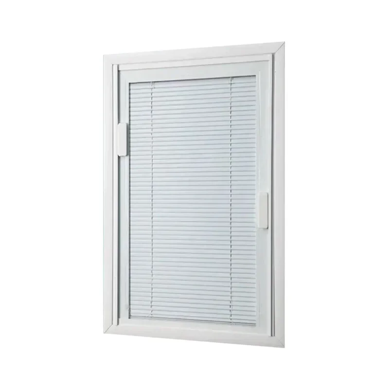 Single glass magnetic control shutters Built-in hollow shutters Aluminum alloy bathroom Office bathroom Kitchen sunshade