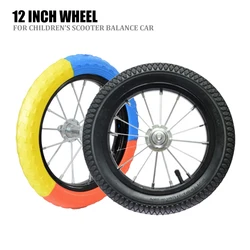 12 pollici per bambini Scooter Balance Car Tire Pedal Free Bicycle Solid Wheel scorrevole accessori per la modifica pneumatica