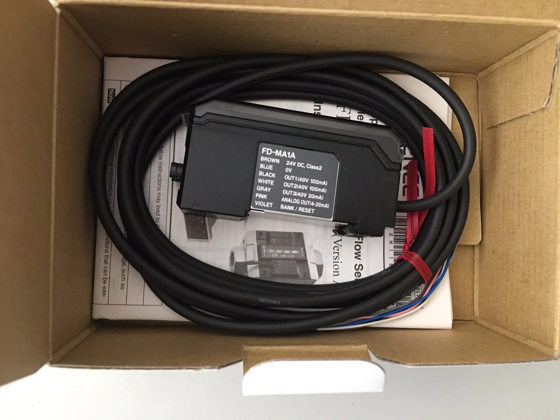KEYENCE Fluid Non-Contact Electrode Electromagnetic Flow Sensor FD-MA1A