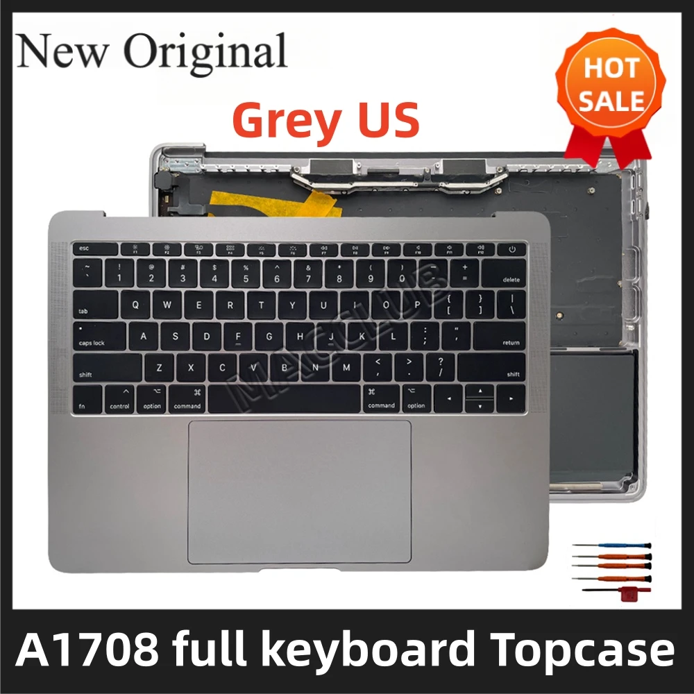 

A1708 Full topcase for MacBook Pro Retina 13'' A1708 Late 2016 Mid 2017 EMC 2978 3164 Keyboard+Topcase+Battery+Track Keyboard