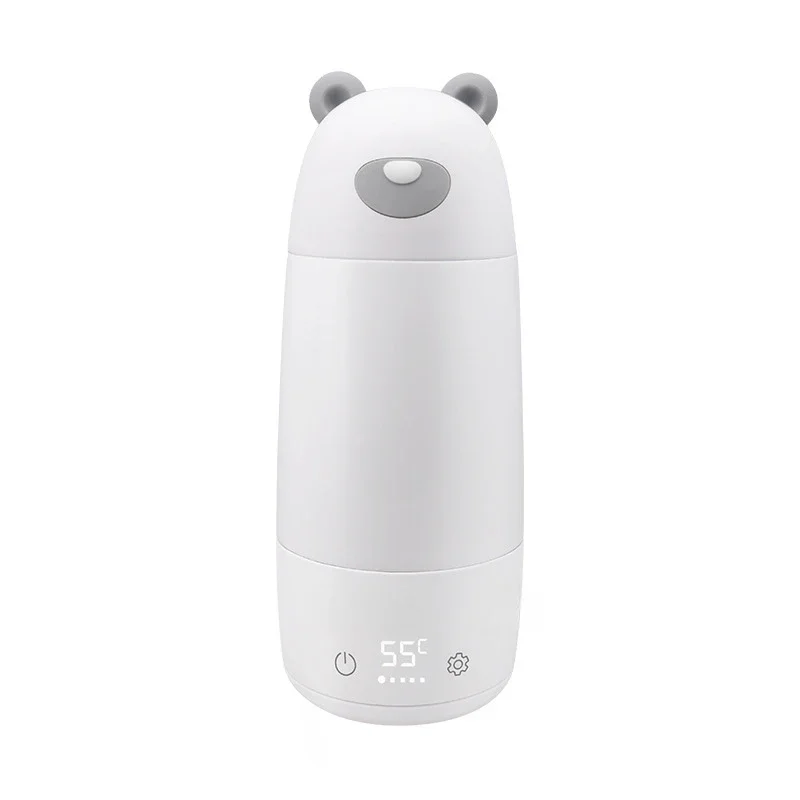 500ML Wireless Portable Electric Kettle Heating Cup 9000mAh Rechargeable Battery Insulated Water Bottle Baby Cup