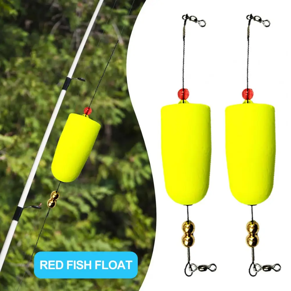 Fishing Float Fishing Bobbers Cork Vibrant Color Fishing Bobbers Weighted Popping Floats with Strong Buoyancy Ideal Freshwater