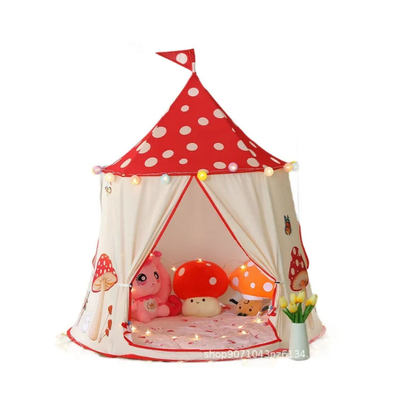Children's indoor small tent girl princess game mushroom house household yurt baby toy boy small house
