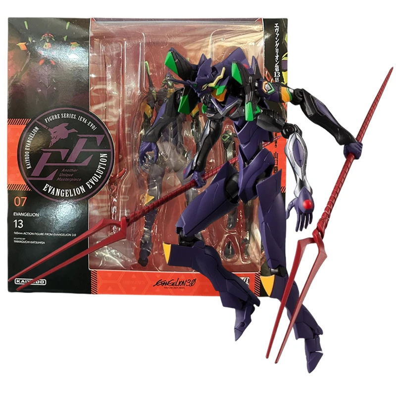 KAIYODO EVA AMAZING YAMAGUCHI EVANGELION-13 Action Figures Super Evagelion-01 PROTOTYPE kari Shinji Langley Ayanami Production