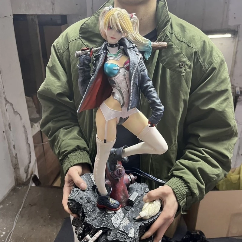 

New Harleen Quinzel Action Figure Harley Quinn Figures Model High Quality Version The Clown'S Girl Statue Toys Birthday Gift Toy