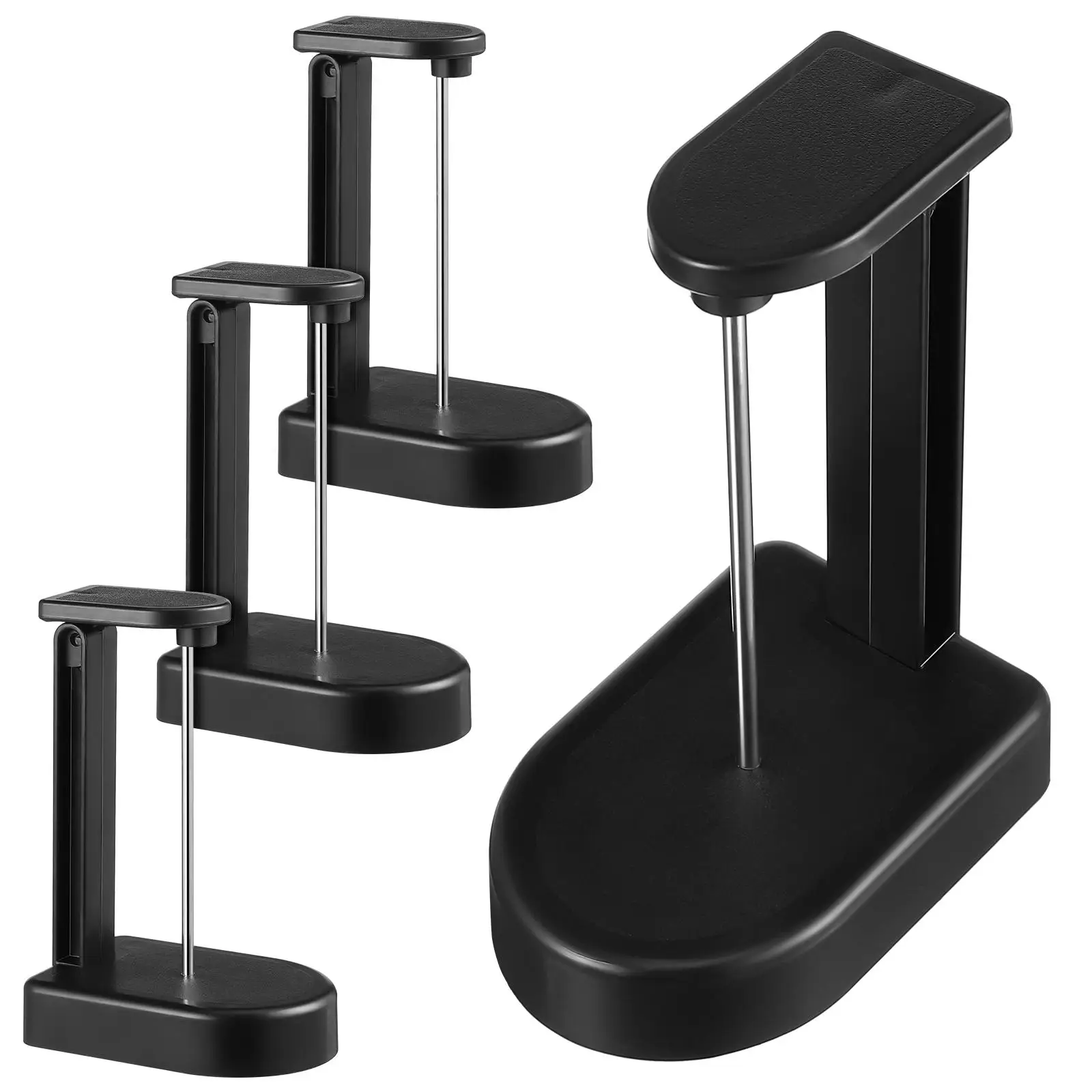 

4 Pcs Receipt Holder Ticket Holders Black Desk Memo Spike Restaurant Invoice Keeper Stabber Bill Fork Office Organizer