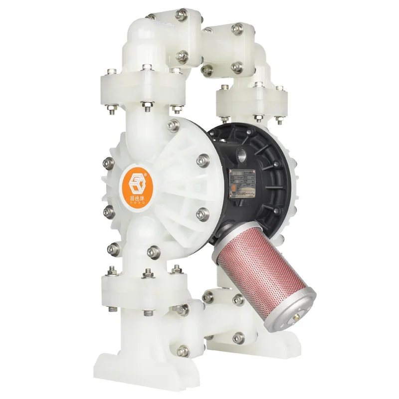 GODO BFQ-25S PP Air-Operated Mud Pump Chemical Acid Laundry Solution Transfer Pneumatic Pump