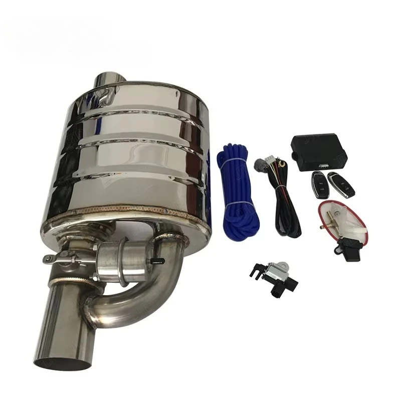 High Performance Universal Cutout Valve Single Electric Exhaust Muffler with First Generation Remote Control