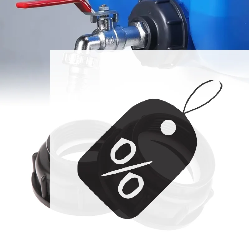 

1pc Durable IBC Tank Fittings S60X6 Coarse Threaded Cap 60mm Female Thread Connector Replacement Water Tank Adaptor Connector