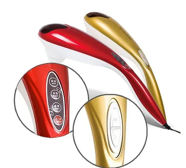 المبيعات الساخنة دليل ثلاثة للتغيير تدليك رئيس دولفين حبالي السلكية الشكل مفيد الأشعة تحت الحمراء تدليك الجسم المطرقة