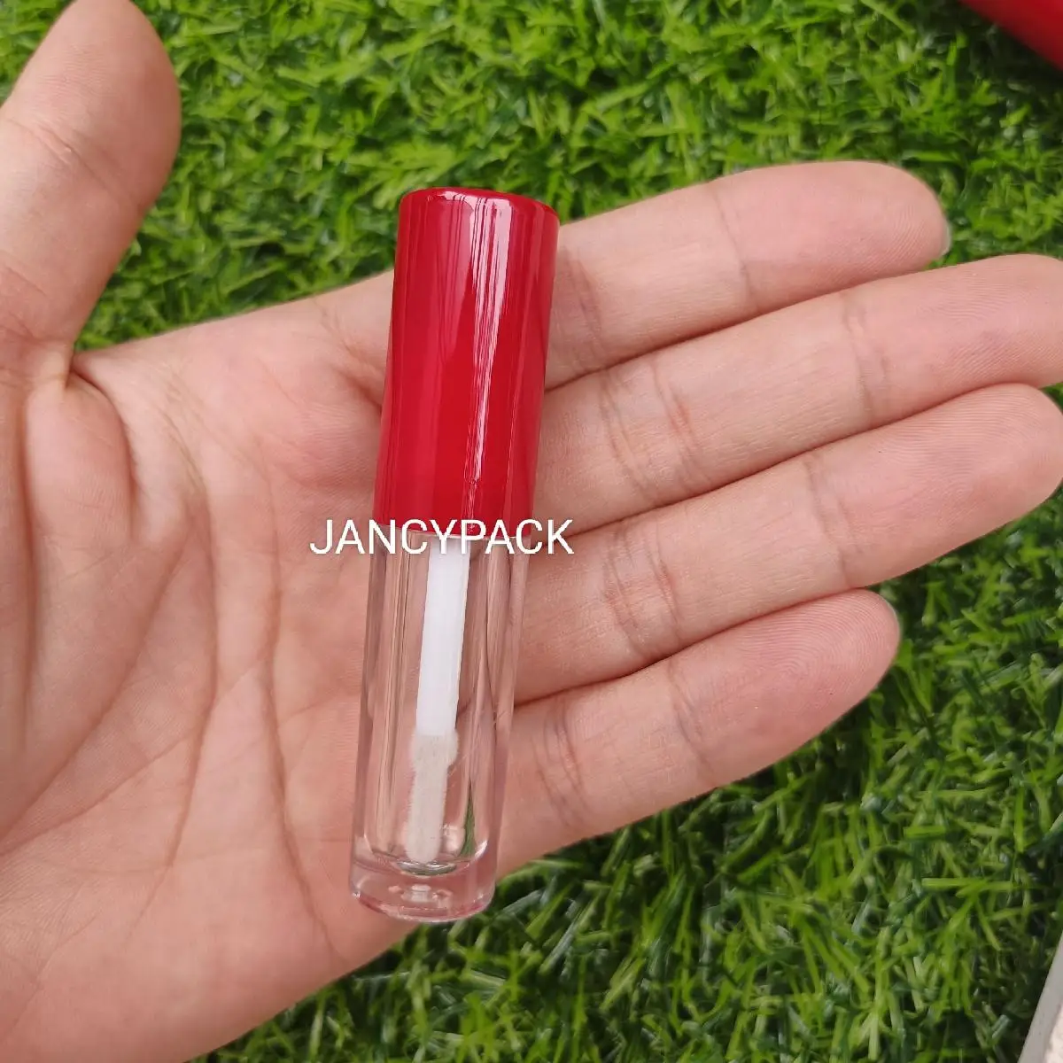 2.5ml red nude Lip gloss Tubes sample Cosmetic Containers Makeup Beauty Lipstick Lip Balm Packing Bottles