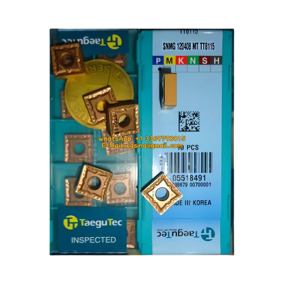

100% Original SNMG1204 04 08 SNMM2509 24 TCMT1102 04 TCMT16T3 04 08 -MT MC PC TT8115 TT8115B Turning Insert