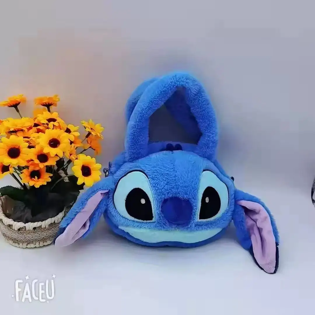 Disney Neue Lilo & Stitch Plüsch Spielzeug Kawaii Plüsch Umhängetasche Mädchen Handtasche Anime Stofftiere Kinder Cartoon Plushie Weiche Tasche