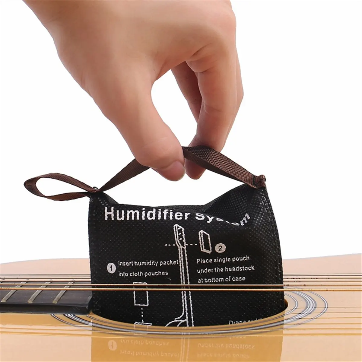 Guitar Automatic Humidifier Set Acoustic Guitar Two-Way Humidity Adjustment Package Classical Folk Guitar Humidifier-ABWY