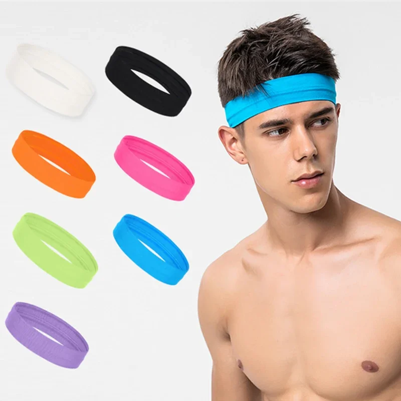 Sports Seamless Elastic Headband With Sweat Absorption And Anti Slip Moisture Fitness Yoga Cycling Sweatband For Sweat Stopping