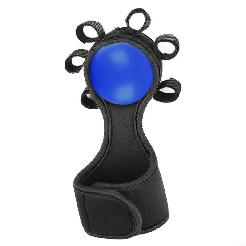 Finger Exerciser Hand Grip Strengthener Portable Finger Resistance Trainer Ergonomic PU Hand Grip Ball For Targeted Grip 69HD