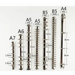 A7 a5 a6 b5 a4 silberne Binder clips 20mm Durchmesser