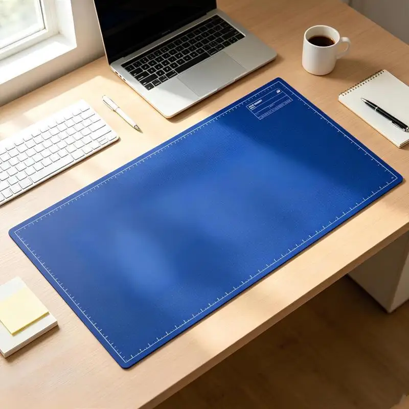 Reusable Double-Sided Writing Desk Mat Non-Slip Smooth Pad with Portable Pens for Kids Learning Drawing Home Use