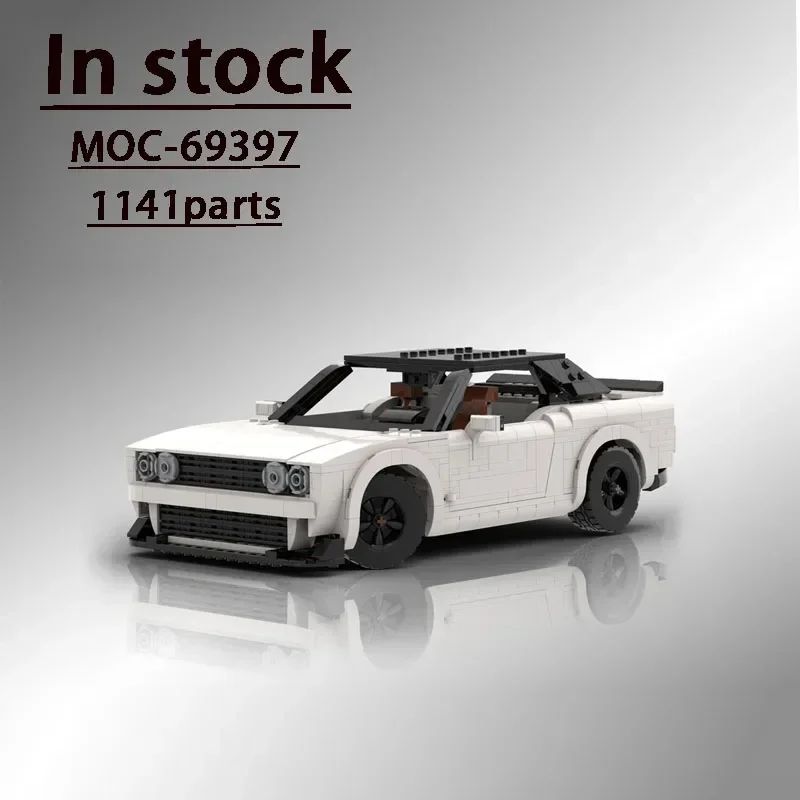 MOC-69397 White New Devil B Model Movie Series Supercar 1:14 Assembly Brick Model • 1141 Parts Adult Kids Birthday Toy Gift