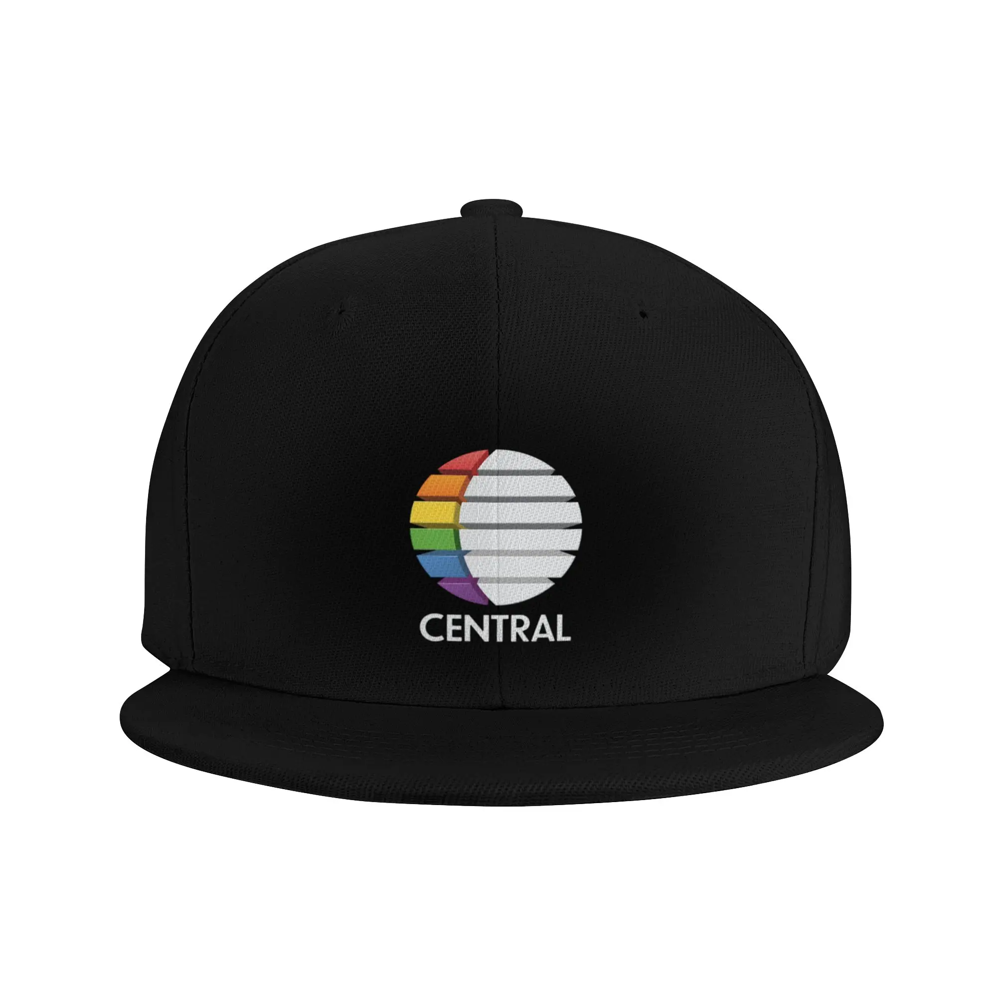 Fashion Central Television 1980s 1990s retro ident logo Birmingham Flat Brim Sun Hat  Light Mature Style Summer Hat