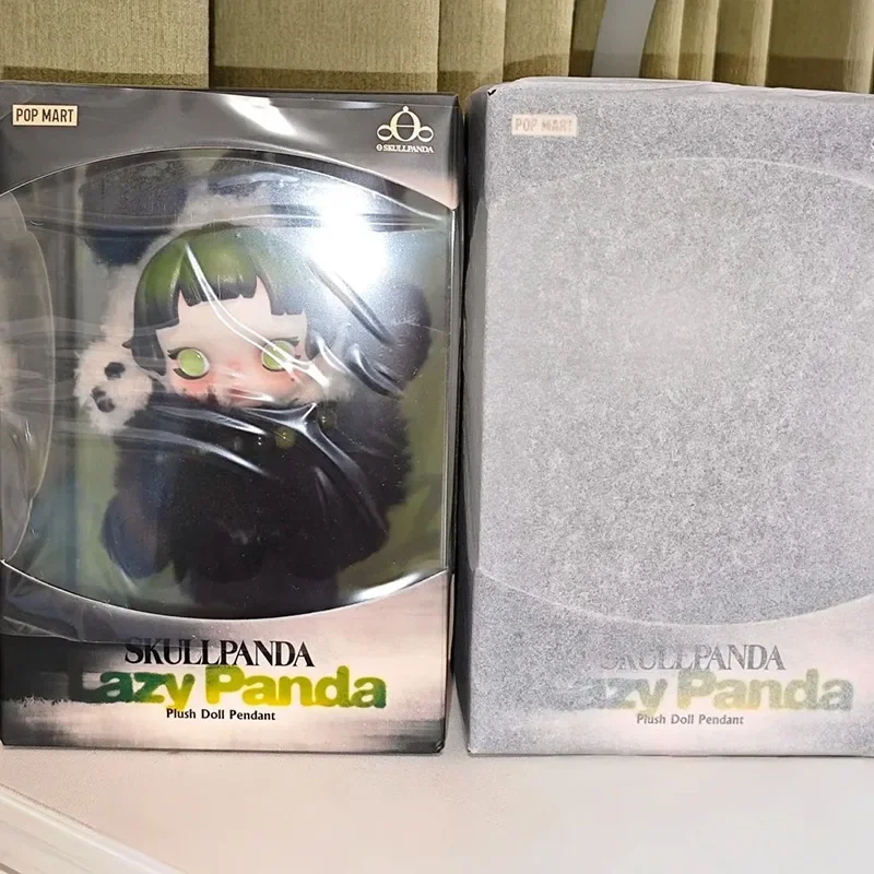 البوب مارت 100% حقيقية SKULLPANDA الدب كسول صندوق أعمى الديكور SP سلسلة بطاقة معلقة مفاجأة لطيف هدية عيد ميلاد