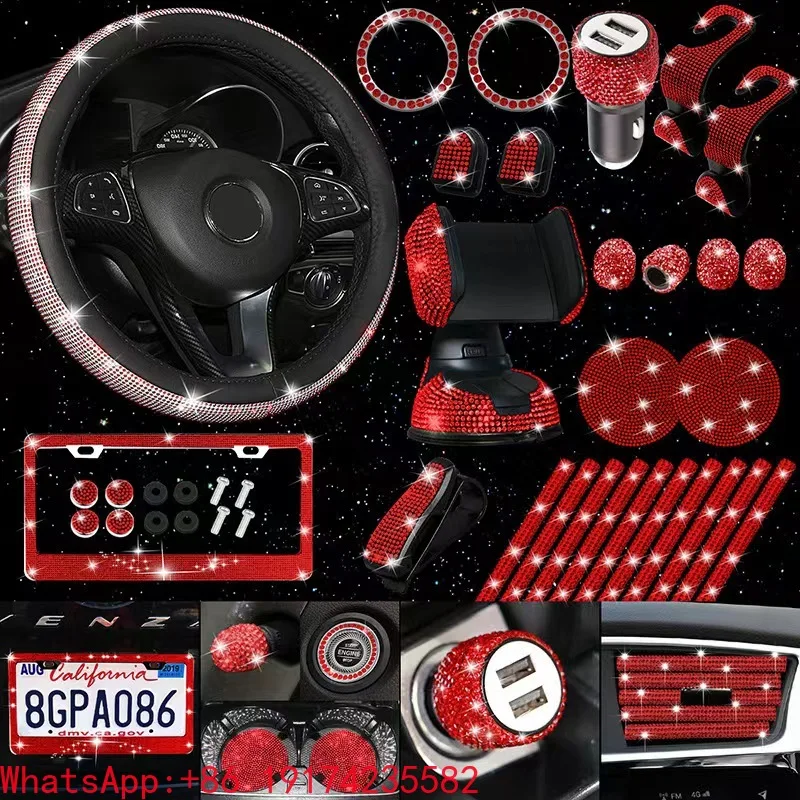 

New High Quality Subaru Steering Wheel Cover Diamond-Set Steering Wheel Cover